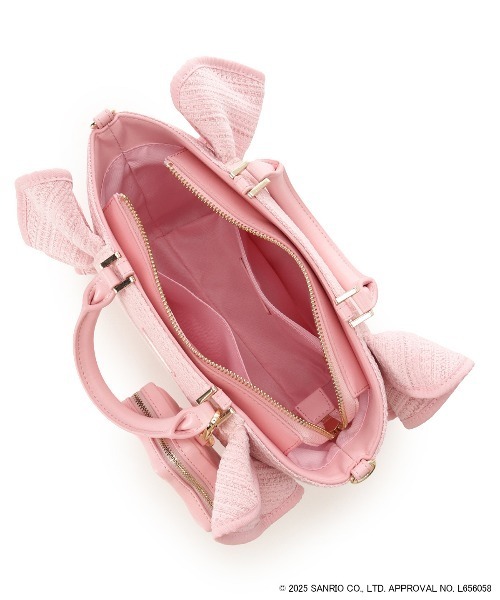 SAMANTHAVEGA(サマンサベガ)の「『リトルツインスターズ』(キキ&ララ)フリルハンドバッグ(ハンドバッグ・レディース・ライトブルー/ピンク・FREE)」の9枚目の写真