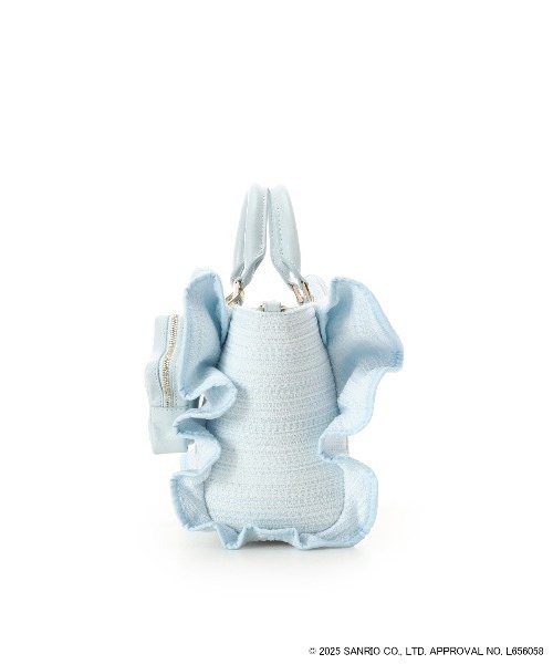 SAMANTHAVEGA(サマンサベガ)の「『リトルツインスターズ』(キキ&ララ)フリルハンドバッグ(ハンドバッグ・レディース・ライトブルー/ピンク・FREE)」の14枚目の写真