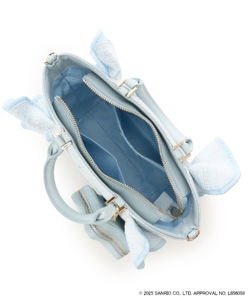 SAMANTHAVEGA(サマンサベガ)の「『リトルツインスターズ』(キキ&ララ)フリルハンドバッグ(ハンドバッグ・レディース・ライトブルー/ピンク・FREE)」の16枚目の写真