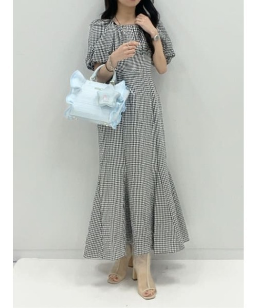 SAMANTHAVEGA(サマンサベガ)の「『リトルツインスターズ』(キキ&ララ)フリルハンドバッグ(ハンドバッグ・レディース・ライトブルー/ピンク・FREE)」の21枚目の写真