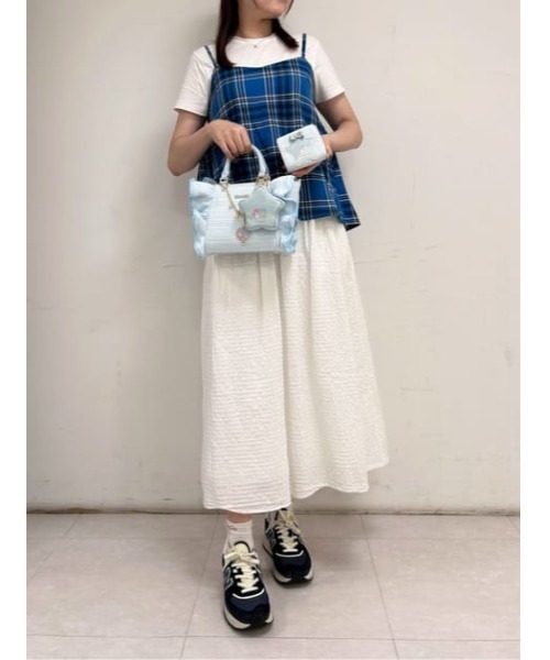 SAMANTHAVEGA(サマンサベガ)の「『リトルツインスターズ』(キキ&ララ)フリルハンドバッグ(ハンドバッグ・レディース・ライトブルー/ピンク・FREE)」の19枚目の写真