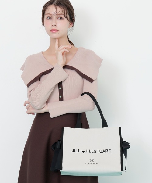 ◇サイドリボンニットトートバッグ（トートバッグ）｜JILL by JILL