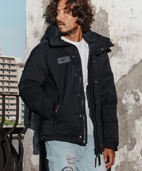 seventy seven（セブンティセブン）の「mj11121-padding hoodie JKT 中綿ジャケット(7725W040)（ダウンジャケット/コート・メンズ・ブラック/キャメル・XL/L/M/S）」の13枚目の写真