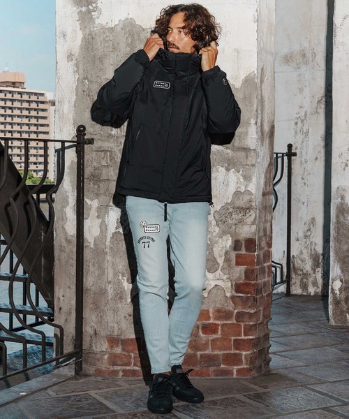 seventy seven（セブンティセブン）の「mj11121-padding hoodie JKT 中綿ジャケット(7725W040)（ダウンジャケット/コート・メンズ・ブラック/キャメル・XL/L/M/S）」の5枚目の写真