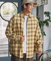 メンズのシャツ/ブラウス（ベージュ系・チェック柄）ファッション通販