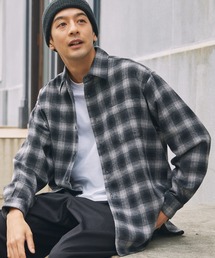 ウォームネル レギュラーカラー長袖チェックシャツ＜保温加工＞【THE CRAFT CREW PRODUCTS】