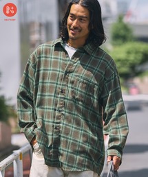 THE CRAFT CREW PRODUCTS（ザクラフトクループロダクツ）の「【UNNOTICEシリーズ】ファンクショナル レギュラーカラー長袖チェックネルシャツ   保温【THE CRAFT CREW PRODUCTS】（シャツ/ブラウス）」
