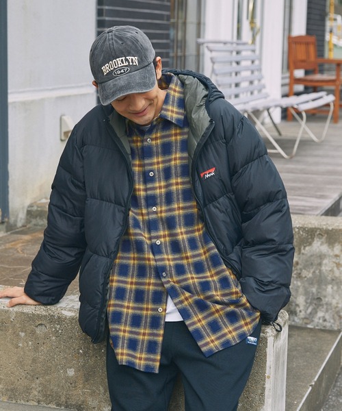 THE CRAFT CREW PRODUCTS（ザクラフトクループロダクツ）の「ウォームネル レギュラーカラー長袖チェックシャツ＜保温加工＞【THE CRAFT CREW PRODUCTS】（シャツ/ブラウス・メンズ・ベージュ/オリーブ/ネイビー/ブラック/ブラウン・M/L/S）」の16枚目の写真