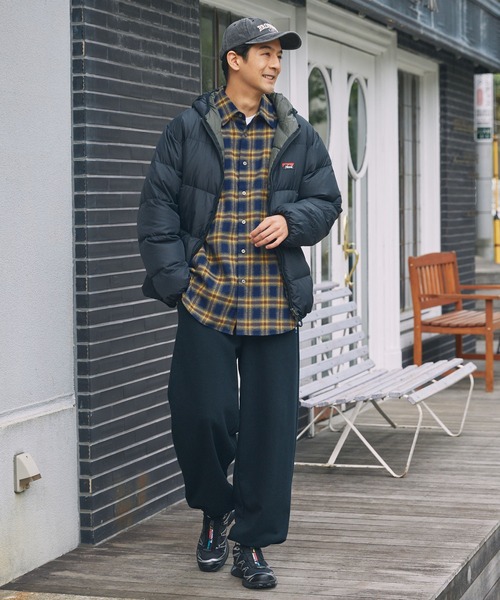 THE CRAFT CREW PRODUCTS（ザクラフトクループロダクツ）の「ウォームネル レギュラーカラー長袖チェックシャツ＜保温加工＞【THE CRAFT CREW PRODUCTS】（シャツ/ブラウス・メンズ・ベージュ/オリーブ/ネイビー/ブラック/ブラウン・M/L/S）」の18枚目の写真