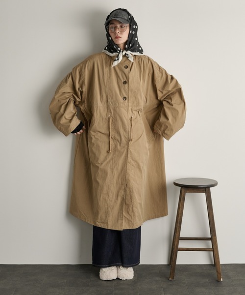 セール】ミリタリーロングジャケット（ミリタリージャケット）｜THE