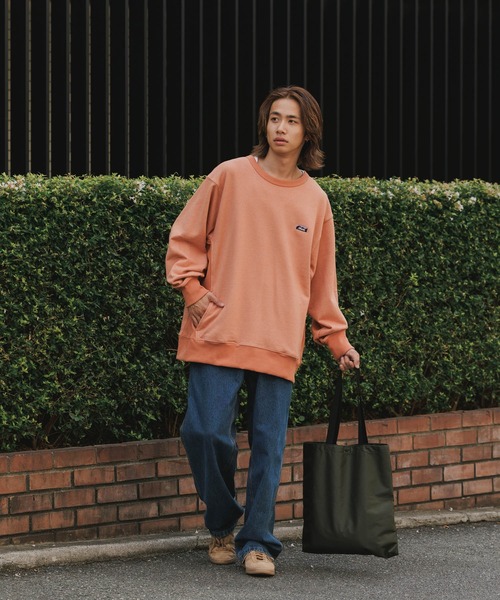 NANGA（ナンガ）の「NANGA/ナンガ ECO HYBRID MINI BOX LOGO EMBROIDERY SWEATSHIRT スウェット（スウェット・メンズ・ベージュ/オレンジ/グレー/ブラック・S/M/L/XL）」の20枚目の写真