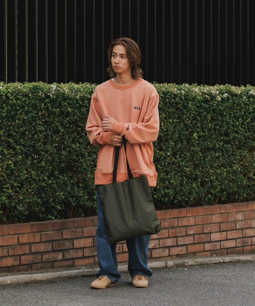 NANGA（ナンガ）の「NANGA/ナンガ ECO HYBRID MINI BOX LOGO EMBROIDERY SWEATSHIRT スウェット（スウェット・メンズ・ベージュ/オレンジ/グレー/ブラック・S/M/L/XL）」の21枚目の写真