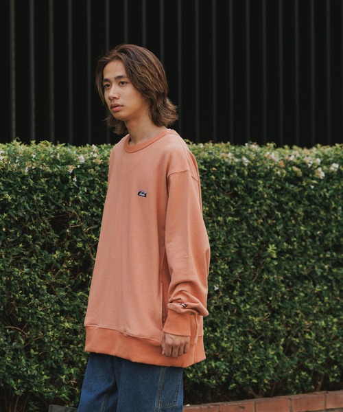 NANGA（ナンガ）の「NANGA/ナンガ ECO HYBRID MINI BOX LOGO EMBROIDERY SWEATSHIRT スウェット（スウェット・メンズ・ベージュ/オレンジ/グレー/ブラック・S/M/L/XL）」の17枚目の写真