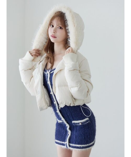 フードダウンブルゾン（ブルゾン）｜EATME（イートミー）の