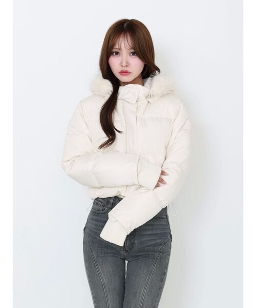 EATME（イートミー）の「フードダウンブルゾン（ブルゾン）」 - WEAR