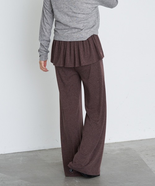 RAY CASSIN(レイカズン)の「カットレイヤードパンツ(その他パンツ・レディース・チャコールグレー/グレー/ブラウン・FREE)」の21枚目の写真