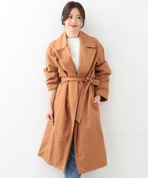 【新品】オーラリー 定価63.800円 ダブル ハーフコート リネン 送料無料】コート TWISTED DOUBLE CLOTH COAT