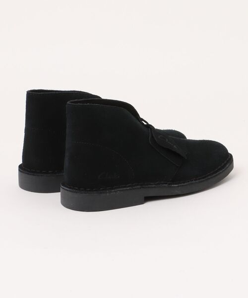 Clarks(クラークス)の「Clarks クラークス DESERT BT EVO. レディースブーツ(デザートブーツエヴォ) 26182930 ブラックスエード(ブーツ・レディース・ブラック・22.5cm/23.0cm/23.5cm/24.0cm/24.5cm)」の2枚目の写真