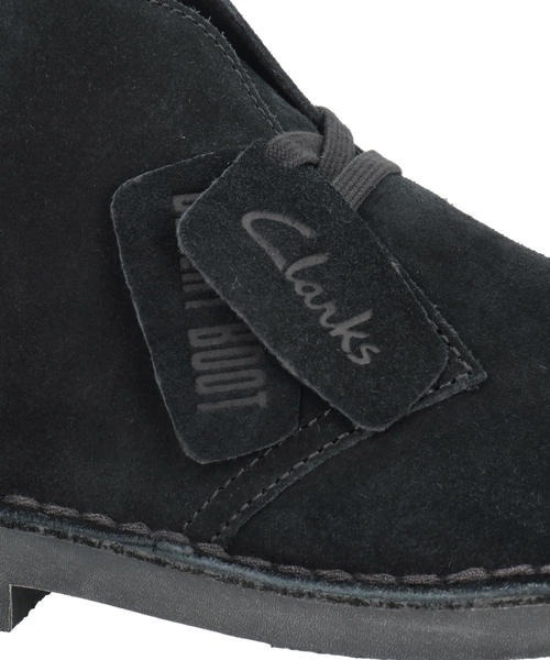 Clarks(クラークス)の「Clarks クラークス DESERT BT EVO. レディースブーツ(デザートブーツエヴォ) 26182930 ブラックスエード(ブーツ・レディース・ブラック・22.5cm/23.0cm/23.5cm/24.0cm/24.5cm)」の4枚目の写真