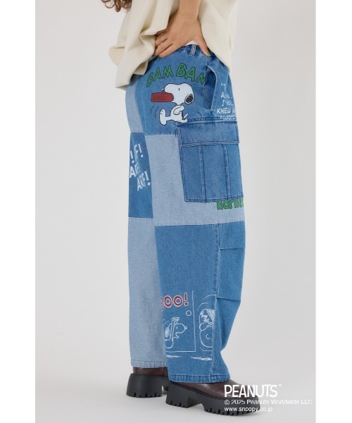 RODEO CROWNS WIDE BOWL(ロデオクラウンズワイドボウル)の「(PEANUTS) カスタムカーゴパンツ(カーゴパンツ・レディース・カーキ/オフホワイト/ブルー・SMALL/MEDIUM)」の17枚目の写真