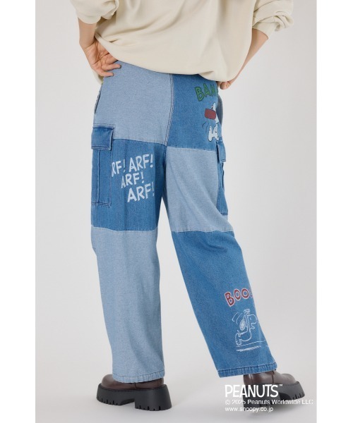 RODEO CROWNS WIDE BOWL(ロデオクラウンズワイドボウル)の「(PEANUTS) カスタムカーゴパンツ(カーゴパンツ・レディース・カーキ/オフホワイト/ブルー・SMALL/MEDIUM)」の18枚目の写真