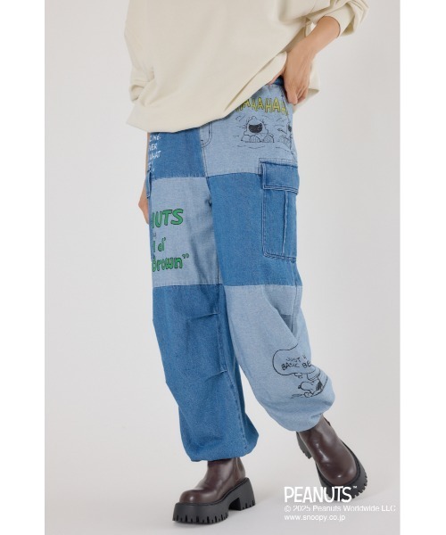 RODEO CROWNS WIDE BOWL(ロデオクラウンズワイドボウル)の「(PEANUTS) カスタムカーゴパンツ(カーゴパンツ・レディース・カーキ/オフホワイト/ブルー・SMALL/MEDIUM)」の19枚目の写真