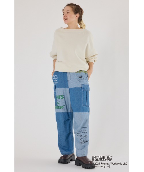 RODEO CROWNS WIDE BOWL(ロデオクラウンズワイドボウル)の「(PEANUTS) カスタムカーゴパンツ(カーゴパンツ・レディース・カーキ/オフホワイト/ブルー・SMALL/MEDIUM)」の20枚目の写真