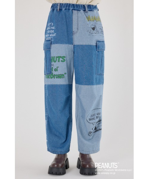 RODEO CROWNS WIDE BOWL(ロデオクラウンズワイドボウル)の「(PEANUTS) カスタムカーゴパンツ(カーゴパンツ・レディース・カーキ/オフホワイト/ブルー・SMALL/MEDIUM)」の22枚目の写真