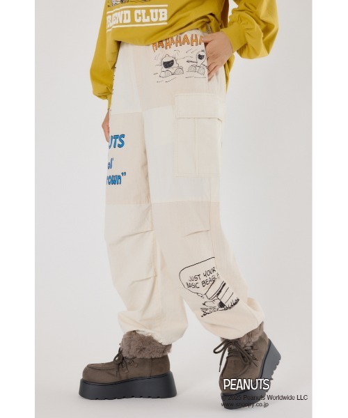 RODEO CROWNS WIDE BOWL(ロデオクラウンズワイドボウル)の「(PEANUTS) カスタムカーゴパンツ(カーゴパンツ・レディース・カーキ/オフホワイト/ブルー・SMALL/MEDIUM)」の10枚目の写真