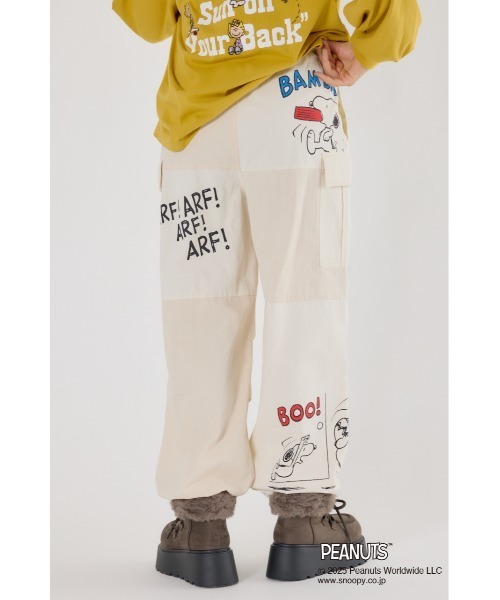 RODEO CROWNS WIDE BOWL(ロデオクラウンズワイドボウル)の「(PEANUTS) カスタムカーゴパンツ(カーゴパンツ・レディース・カーキ/オフホワイト/ブルー・SMALL/MEDIUM)」の11枚目の写真