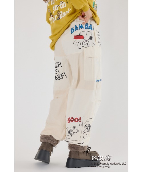 RODEO CROWNS WIDE BOWL(ロデオクラウンズワイドボウル)の「(PEANUTS) カスタムカーゴパンツ(カーゴパンツ・レディース・カーキ/オフホワイト/ブルー・SMALL/MEDIUM)」の12枚目の写真