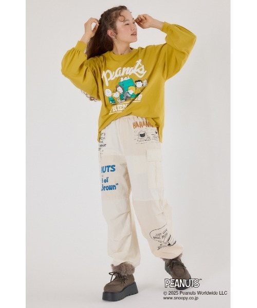 RODEO CROWNS WIDE BOWL(ロデオクラウンズワイドボウル)の「(PEANUTS) カスタムカーゴパンツ(カーゴパンツ・レディース・カーキ/オフホワイト/ブルー・SMALL/MEDIUM)」の13枚目の写真