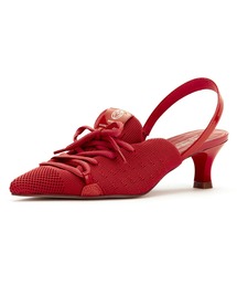 MAISON MAVERICK PRESENTS（メゾンマベリックプレゼンツ）の「【MAISON MAVERICK PRESENTS】Knit Lace-Up Sneaker Heels（パンプス）」