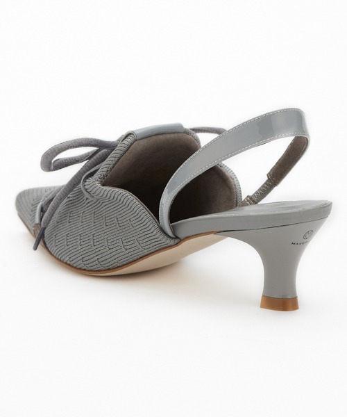 MAISON MAVERICK Knit Lace-Up Heel パンプス セール】【MAISON MAVERICK PRESENTS】Knit Lace-Up Sneaker Heels