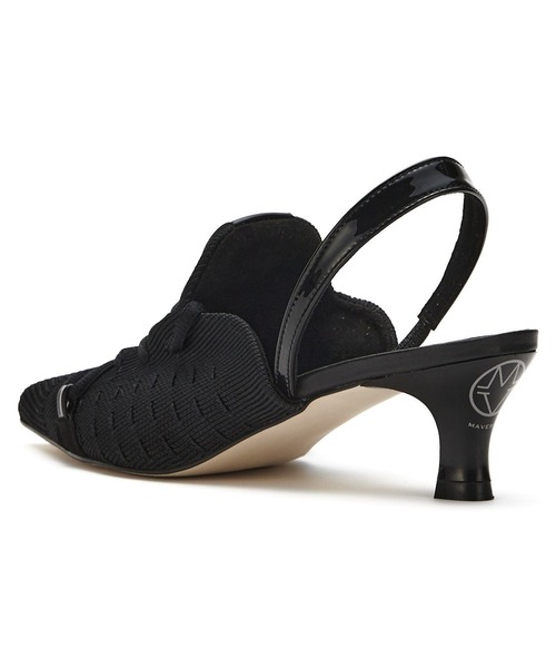 MAISON MAVERICK PRESENTS(メゾンマベリックプレゼンツ)の「【MAISON MAVERICK PRESENTS】Knit Lace-Up Sneaker Heels(パンプス・レディース・ブラック/グレー/レッド/ライム/キャメル・S/M/L)」の8枚目の写真