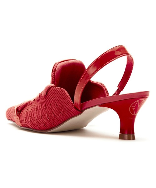 セール】【MAISON MAVERICK PRESENTS】Knit Lace-Up Sneaker Heels