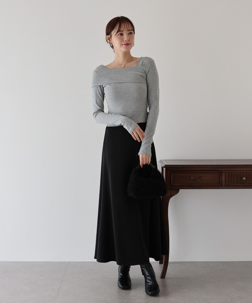 BLUEEAST(ブルーイースト)の「ワンショルダーカットソー(Tシャツ/カットソー・レディース・グレー/ホワイト/ブラック・MEDIUM)」の22枚目の写真