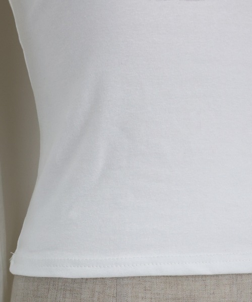 BLUEEAST(ブルーイースト)の「ワンショルダーカットソー(Tシャツ/カットソー・レディース・グレー/ホワイト/ブラック・MEDIUM)」の9枚目の写真