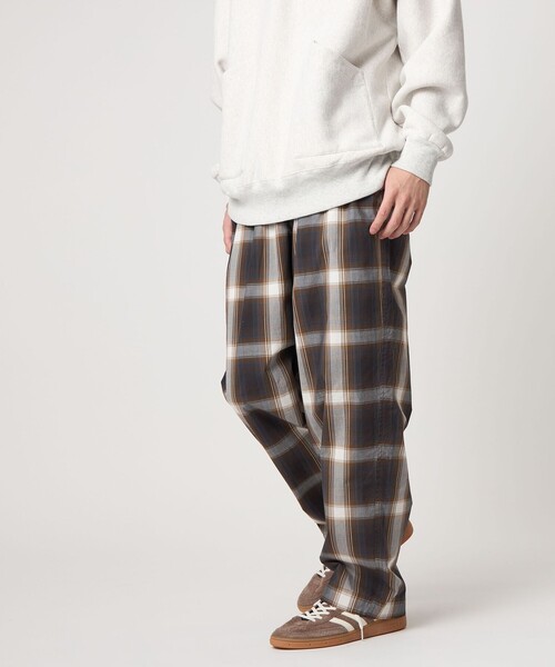 CITEN(シテン)の「<CITEN>オンブレーチェックナップパンツ(その他パンツ・メンズ・ブラウン系/ネイビー・M/L)」の5枚目の写真