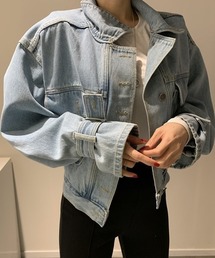 YUGA_YGMC Volume sleeve denim jacket
