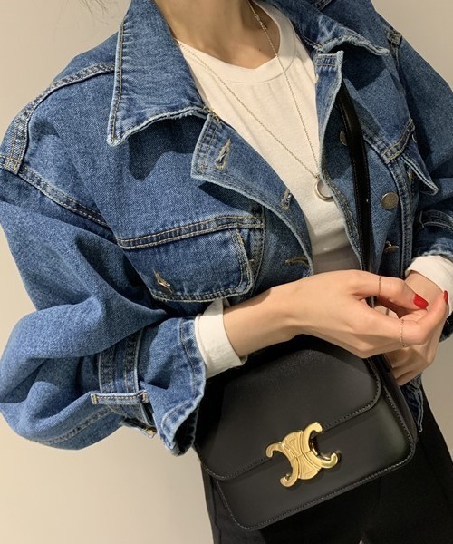 FREE STYLISTS(フリー スタイリスト)の「YUGA_YGMC Volume sleeve denim jacket(その他アウター・レディース・ブルー/インディゴブルー・FREE)」の3枚目の写真