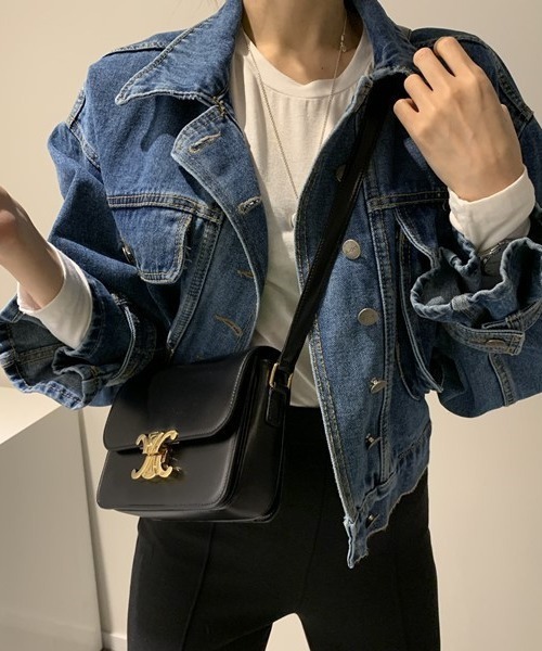 FREE STYLISTS(フリー スタイリスト)の「YUGA_YGMC Volume sleeve denim jacket(その他アウター・レディース・ブルー/インディゴブルー・FREE)」の9枚目の写真