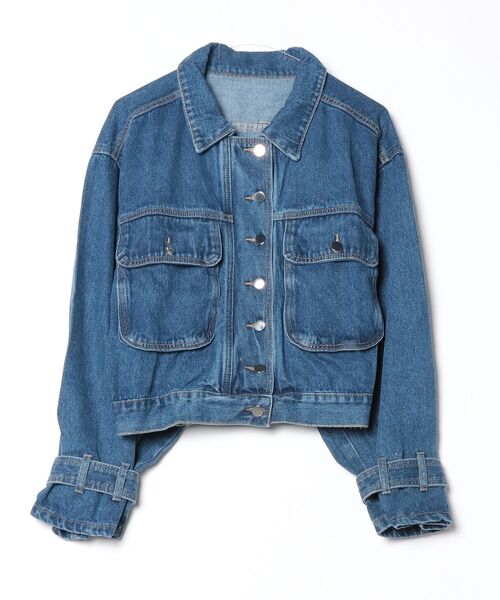 FREE STYLISTS(フリー スタイリスト)の「YUGA_YGMC Volume sleeve denim jacket(その他アウター・レディース・ブルー/インディゴブルー・FREE)」の17枚目の写真