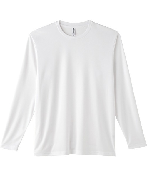 BACKYARD FAMILY（バックヤードファミリー）の「3.5オンス インターロック ドライ長袖Tシャツ（Tシャツ/カットソー・メンズ・ブラック/ピンク系その他/ネイビー/ホワイト/ダークグレー/ブラック系その他/インディゴブルー・S/M/L/LL）」の2枚目の写真