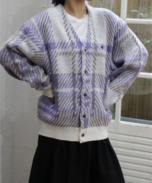 BEVERLY HILLS POLO CLUB（ビバリーヒルズポロクラブ）の「【BEVERLY HILLS POLO CLUB/ビバリーヒルズポロクラブ】モヘヤタッチニット総柄Ｖネックカーディガン（ニット/セーター・レディース・その他/その他1/その他2/その他3/その他5/その他6/その他7/その他4・MEDIUM/LARGE）」の19枚目の写真