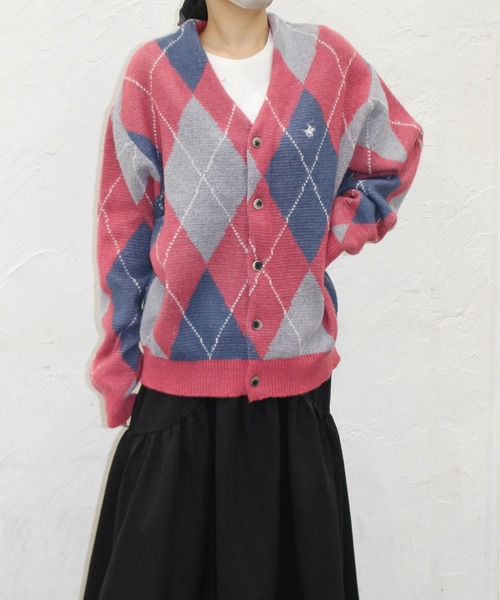 BEVERLY HILLS POLO CLUB（ビバリーヒルズポロクラブ）の「【BEVERLY HILLS POLO CLUB/ビバリーヒルズポロクラブ】モヘヤタッチニット総柄Ｖネックカーディガン（ニット/セーター・レディース・その他/その他1/その他2/その他3/その他5/その他6/その他7/その他4・MEDIUM/LARGE）」の9枚目の写真