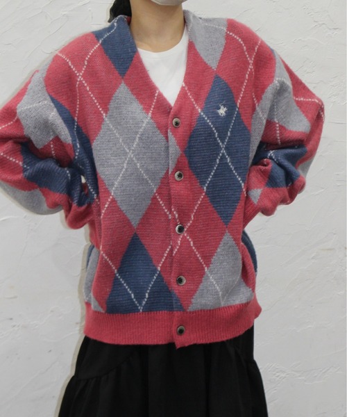 BEVERLY HILLS POLO CLUB（ビバリーヒルズポロクラブ）の「【BEVERLY HILLS POLO CLUB/ビバリーヒルズポロクラブ】モヘヤタッチニット総柄Ｖネックカーディガン（ニット/セーター・レディース・その他/その他1/その他2/その他3/その他5/その他6/その他7/その他4・MEDIUM/LARGE）」の10枚目の写真