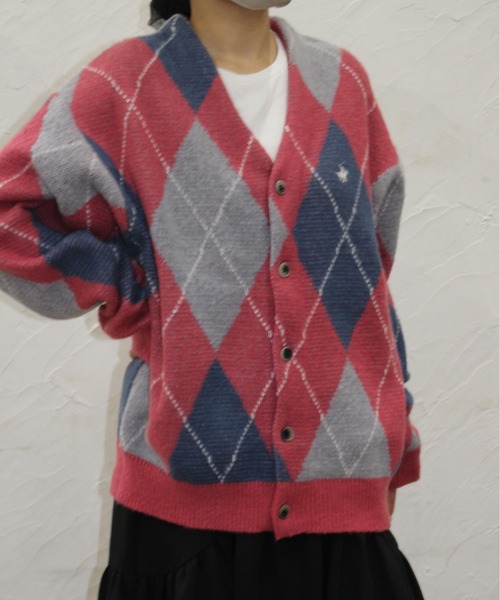 BEVERLY HILLS POLO CLUB（ビバリーヒルズポロクラブ）の「【BEVERLY HILLS POLO CLUB/ビバリーヒルズポロクラブ】モヘヤタッチニット総柄Ｖネックカーディガン（ニット/セーター・レディース・その他/その他1/その他2/その他3/その他5/その他6/その他7/その他4・MEDIUM/LARGE）」の11枚目の写真