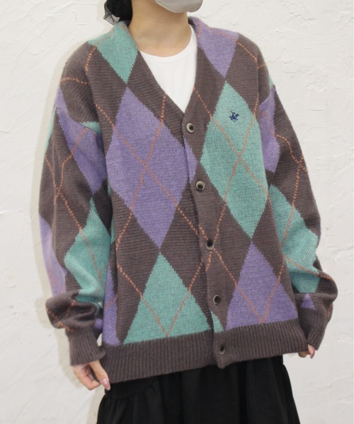 BEVERLY HILLS POLO CLUB（ビバリーヒルズポロクラブ）の「【BEVERLY HILLS POLO CLUB/ビバリーヒルズポロクラブ】モヘヤタッチニット総柄Ｖネックカーディガン（ニット/セーター・レディース・その他/その他1/その他2/その他3/その他5/その他6/その他7/その他4・MEDIUM/LARGE）」の14枚目の写真