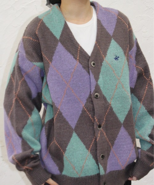 BEVERLY HILLS POLO CLUB（ビバリーヒルズポロクラブ）の「【BEVERLY HILLS POLO CLUB/ビバリーヒルズポロクラブ】モヘヤタッチニット総柄Ｖネックカーディガン（ニット/セーター・レディース・その他/その他1/その他2/その他3/その他5/その他6/その他7/その他4・MEDIUM/LARGE）」の15枚目の写真